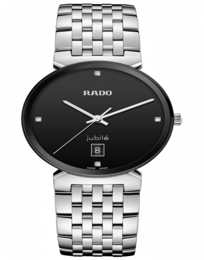 RADO FLORENCE CLASSIC BLACK DIAL WITH DIAMONDS MEN'S WATCH