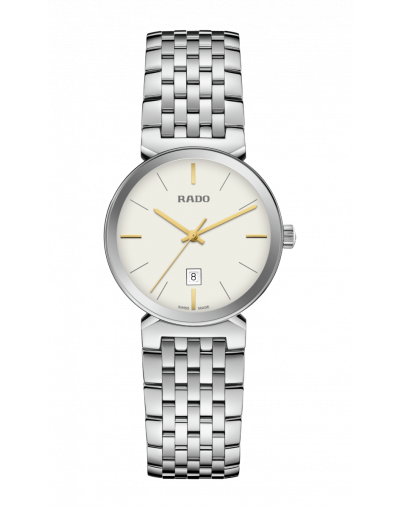 RADO FLORENCE CLASSIC WHITE WITH DATE WOMEN'S WATCH