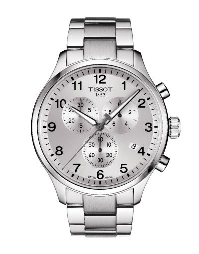 Chrono XL Classic Silver Dial Quartz - Grey Stainless Steel Bracelet Men's Watch