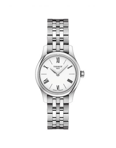 Tradition Quartz White Dial Grey Bracelet Women's Watch
