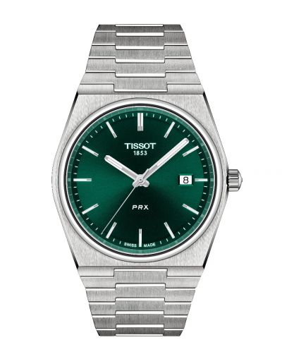 TISSOT PRX GREEN DIAL MEN'S WATCH