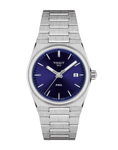 TISSOT PRX 35MM BLUE DIAL WOMEN'S WATCH