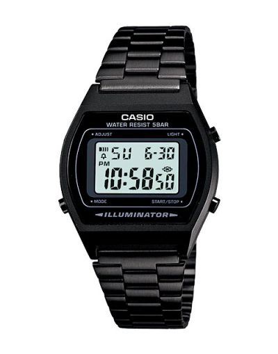 Casio Vintage Series Black Dial with Black Bracelet Men's Watch