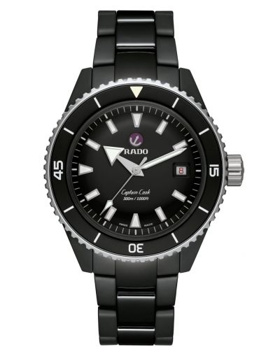 NEW RADO CAPTAIN COOK HIGH-TECH CERAMIC DIVER MEN'S WATCH WITH COMPLIMENTARY BACKPACK
