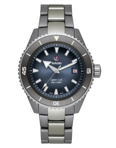 NEW RADO CAPTAIN COOK HIGH-TECH CERAMIC DIVER MEN'S WATCH WITH COMPLIMENTARY BACKPACK