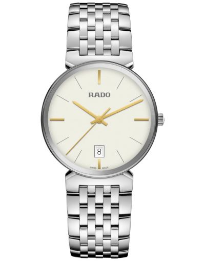 NEW RADO WHITE DIAL WITH DATE & BRACELET MEN'S WATCH