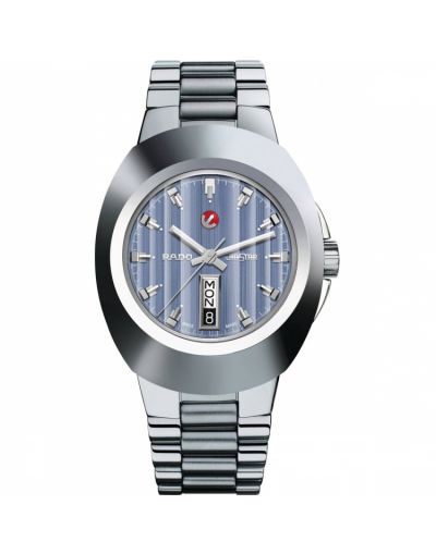 New Original Automatic Blue Dial Silver Bracelet Men's Watch