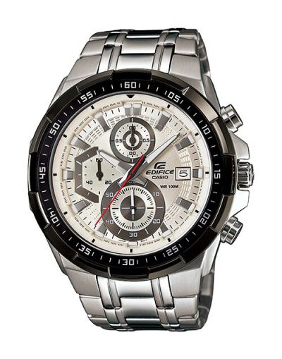 Casio Edifice EFR-539D-7AVUDF Silver Dial with Grey Bracelet Men's Watch