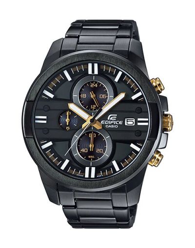Casio Edifice EFR-543BK-1A9VUDF Black Dial with Black Bracelet Men's Watch