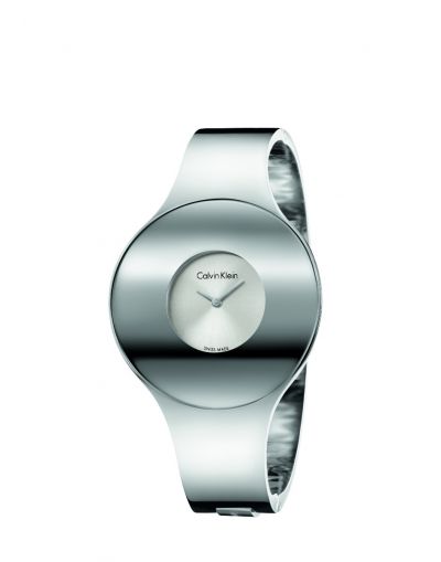 Calvin Klein Seamless Quartz Silver Dial Silver Metal Bracelet Women's Watch