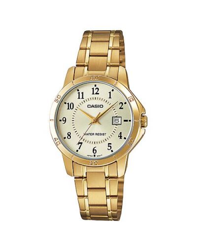 Casio Golden Dial wit Golden Bracelet Women's Watch