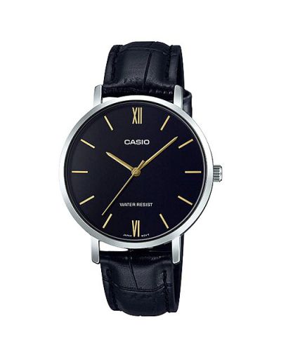 CASIO ENTICER BLACK DIAL WOMEN'S WATCH