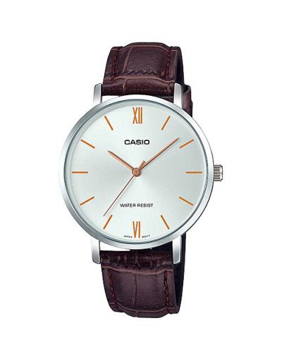 CASIO ENTICER SILVER DIAL WOMEN'S WATCH