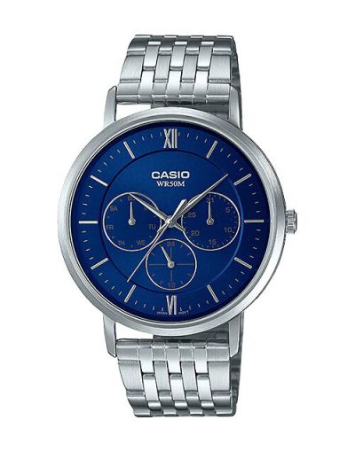 CASIO BLUE DIAL WITH DAY & DATE MEN'S WATCH