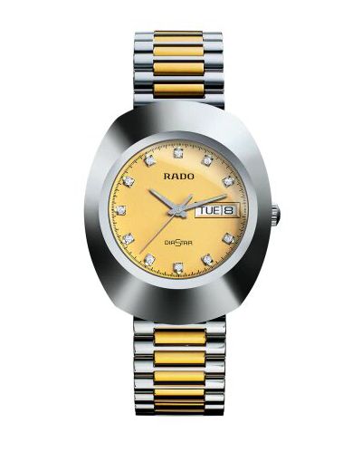 The Original Quartz Golden Dial - Golden & Grey Bracelet Men's Watch