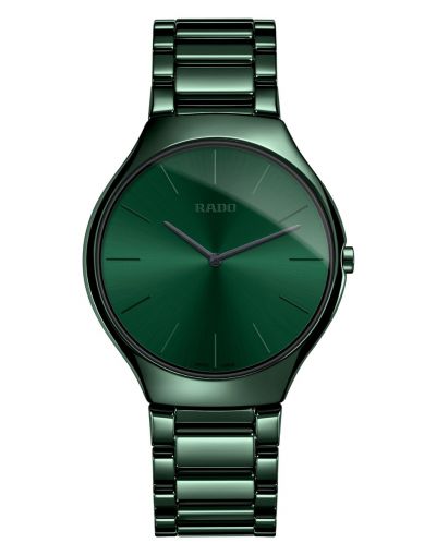 True Thinline Colour Green Dial Men's Watch