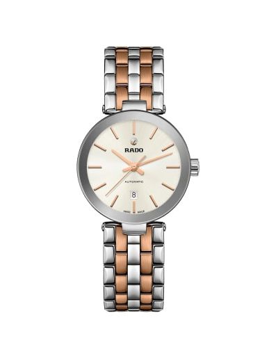 Florence Silver Dial Automatic - Silver & Rose Gold Stainless Steel Bracelet Women's Watch