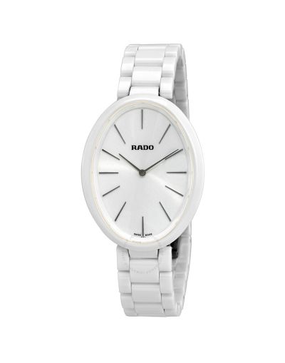 RADO ESANZA WHITE DIAL WITH WHITE CERAMIC BRACELET WOMEN'S WATCH